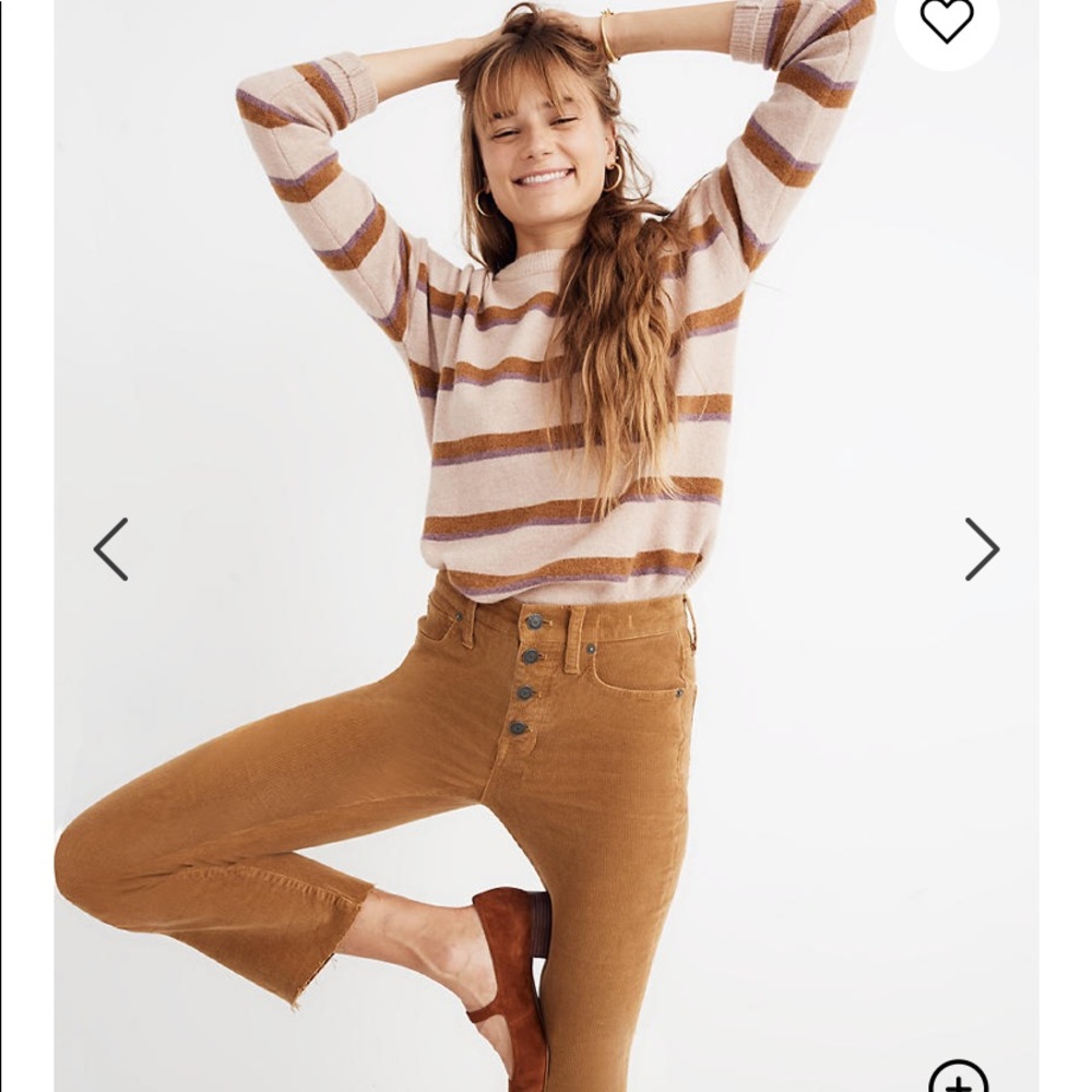 *new* Madewell Cali Demi Boot Corduroy Jeans